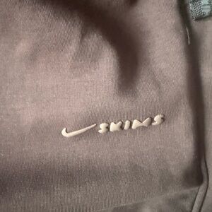 Nike x Skims Side Snaps Track Pants- Espresso XS